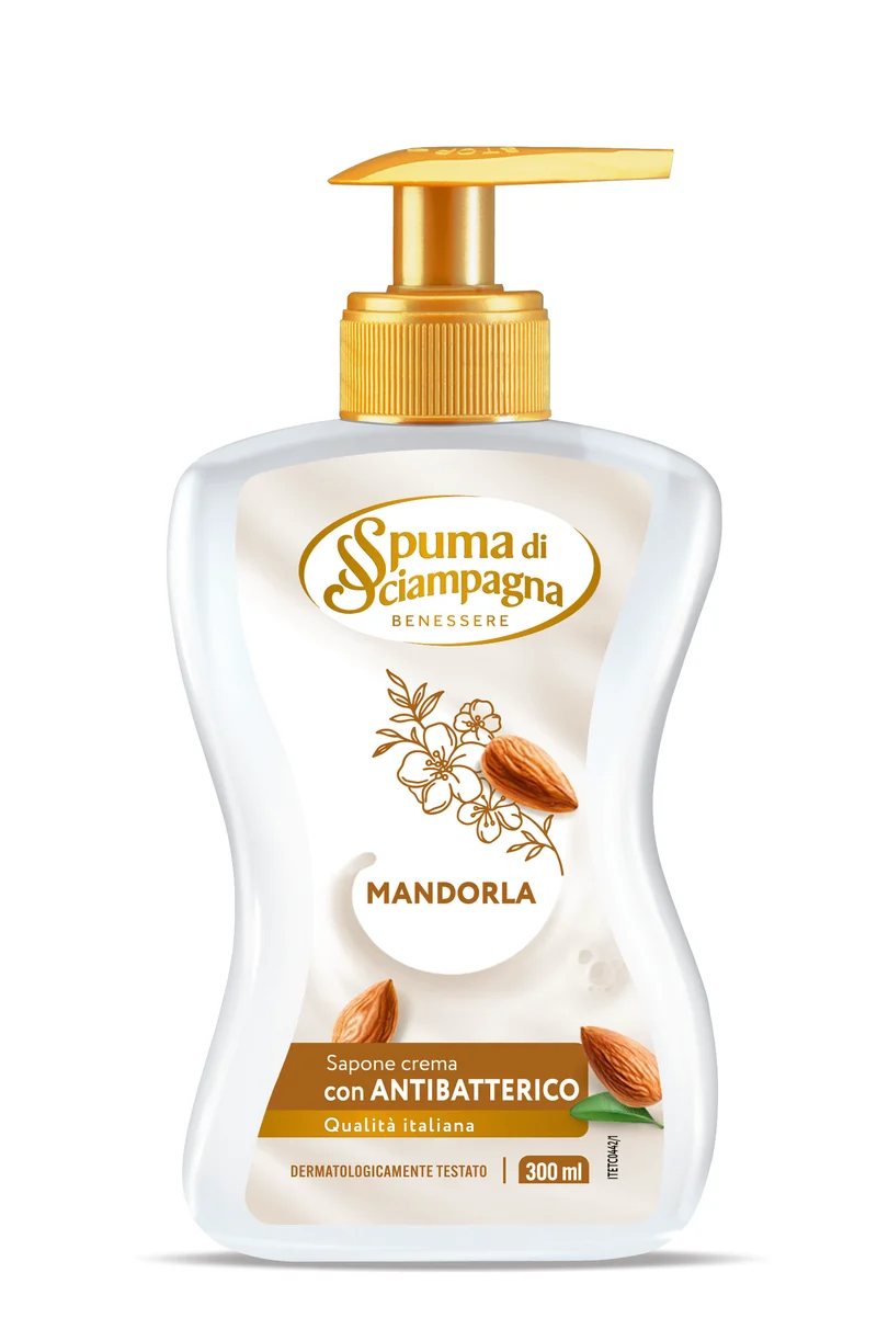 Spuma di Sciampagna Sapone Liq. Mandorla e Karitè 430 ml