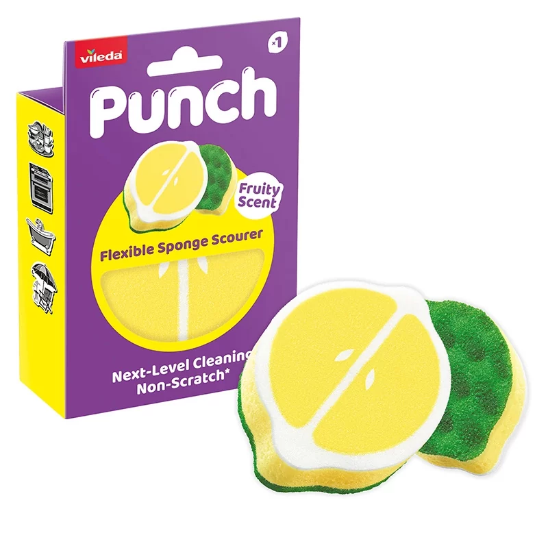 Vileda Punch Spugna Limone