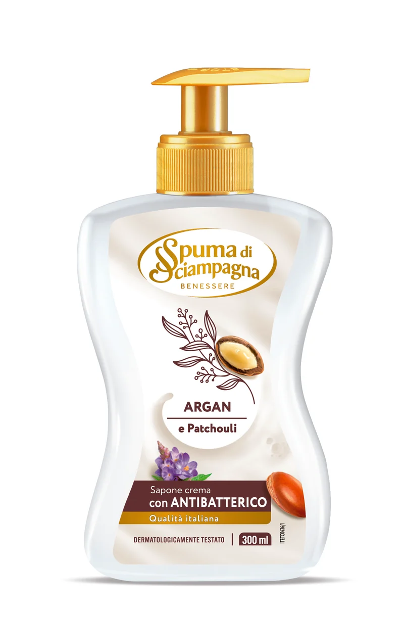 Spuma di Sciampagna Sapone liq. Argan e Patchouli 430 ml