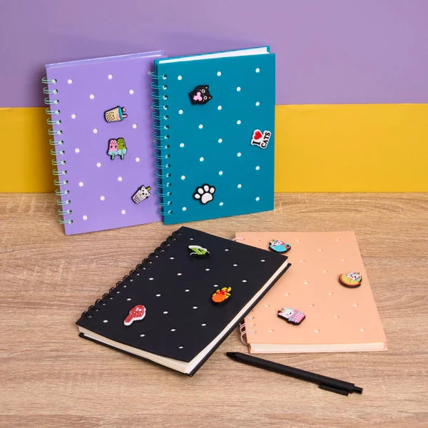 Cmp Quaderno Silicone Con Clip It Nero