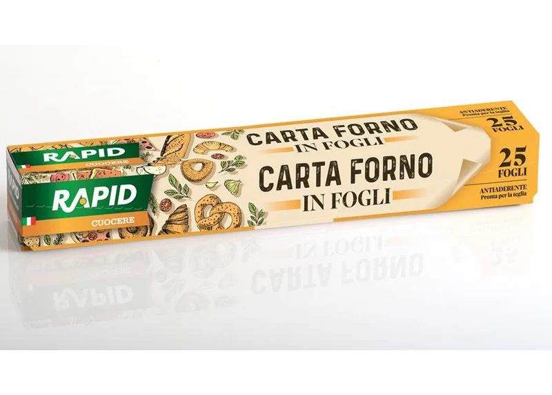 Rapid Carta Forno 25 Fogli