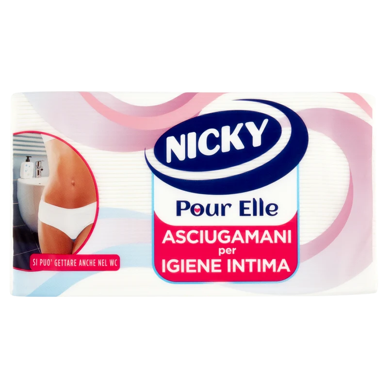 Nicky Pour Elle Asciugamani per Igiene Intima Fogli 100 pz