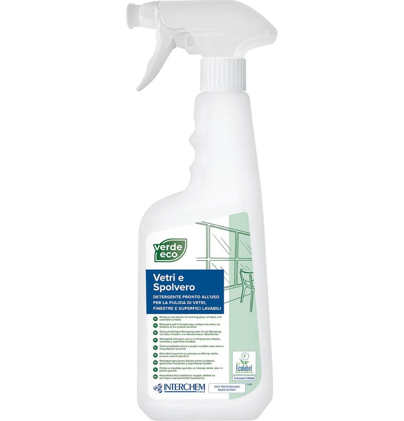 VERDE EQO VETRI E SPOLVERO detergente pronto all'uso