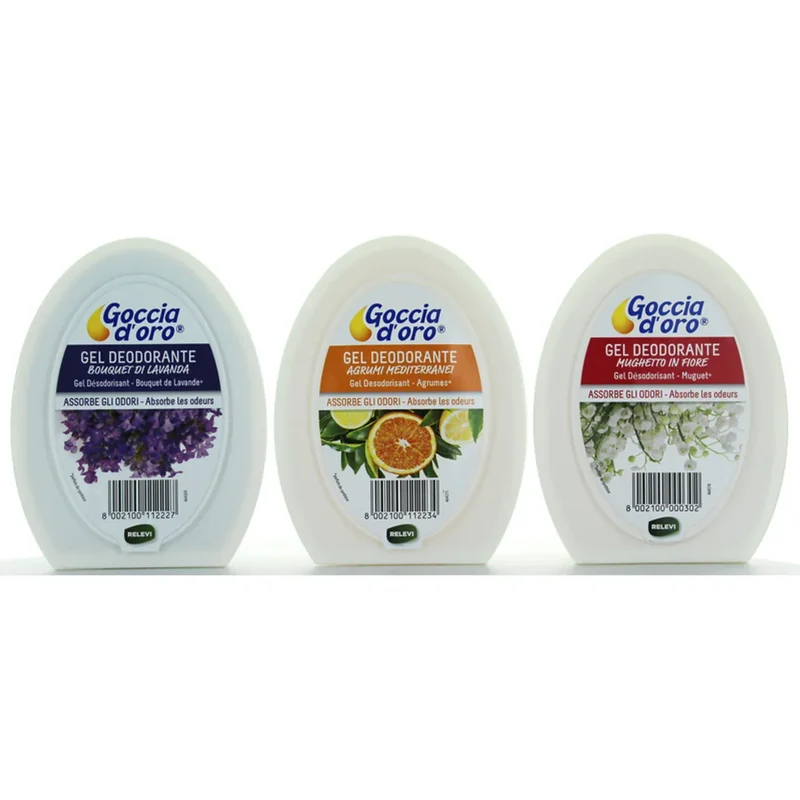 Goccia D’ORO – Gel Deodorante per Ambienti –