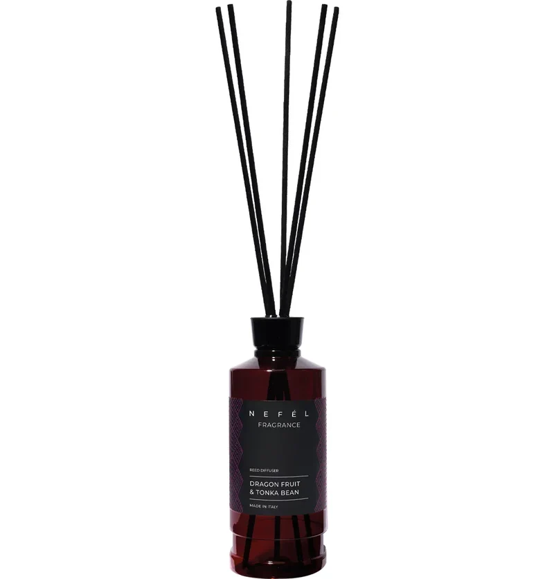 NEFÉL – Fragrance Dragon Fruit & Tonka Bean – Diffusore a Bastoncini per Ambienti