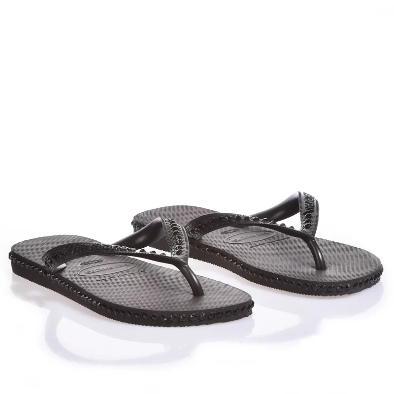 Havaianas Mono Black Swarovski