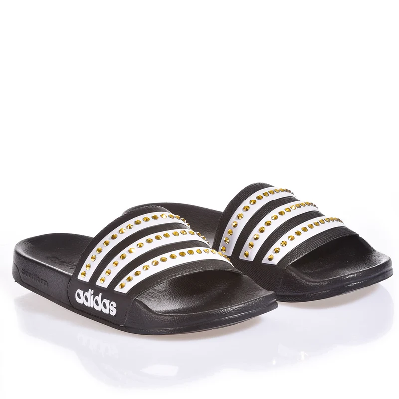 Adidas Adilette Black SW Gold