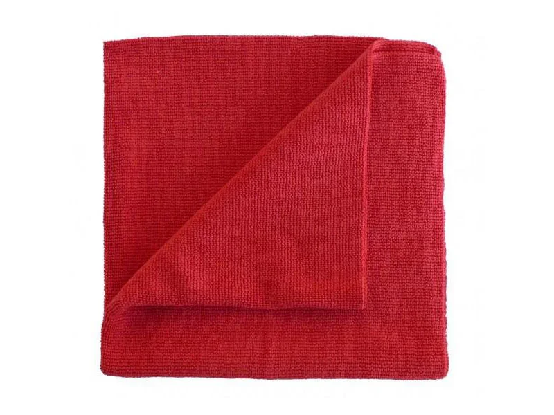 Panno Microfibra 40x40 Rosso - 12 PZ