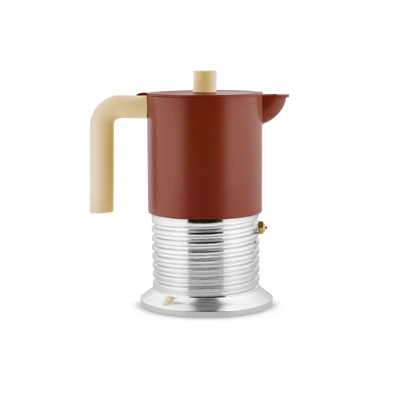 Alessi Caffettiera Vite Marrone 6 Tz