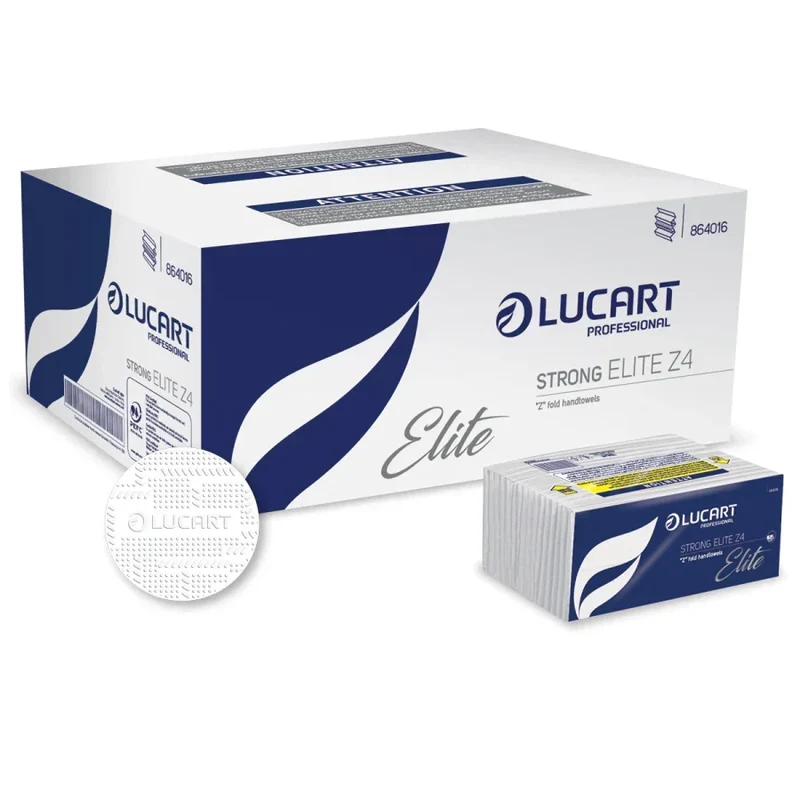 LUCART Strong Elite Z4 – Asciugamani Piegati a Z 23,5 CM