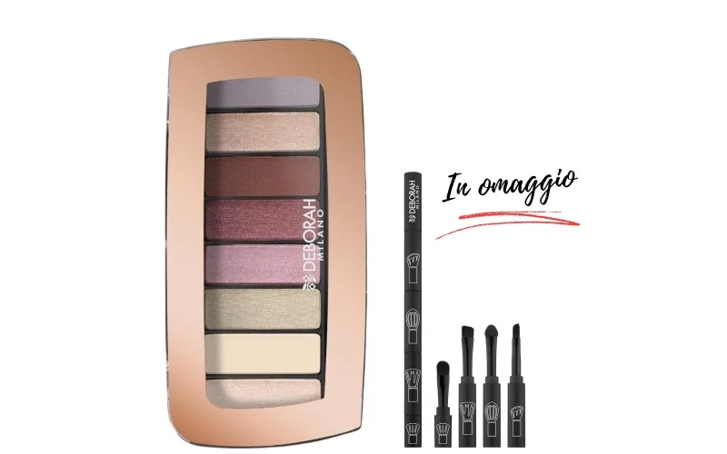 Deborah Palette Color Moods N.01 Sunrice+Pennello