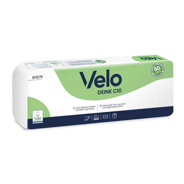 Velo Deink C10 – Carta Igienica a Rotoli - 120 RT