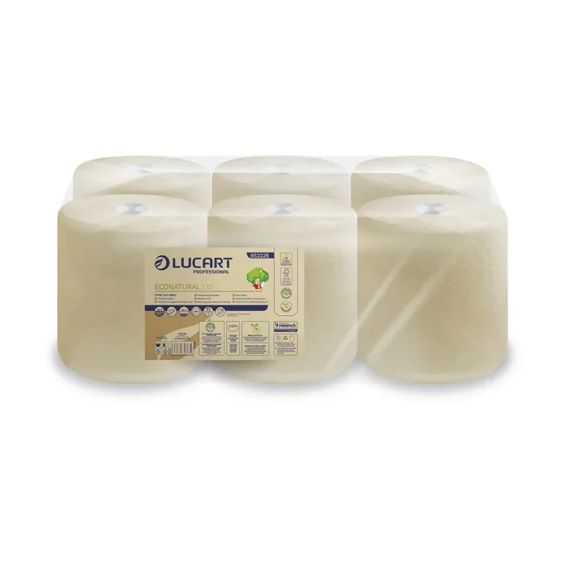 LUCART Professional Econatural 135 – Strofinacci Industriali Multiuso
