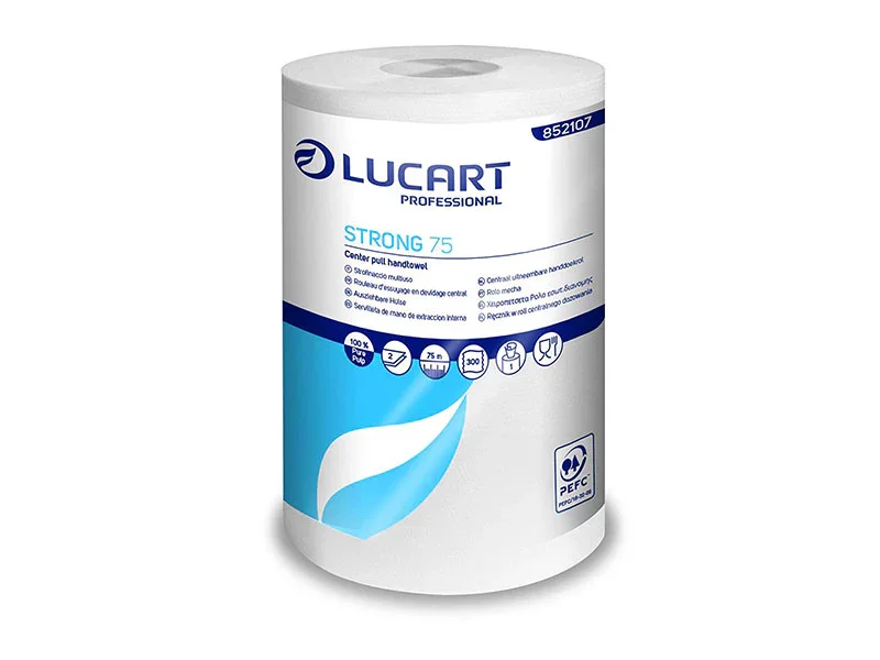 LUCART Professional Strong 75 – Asciugatutto a Strappo Centrale - 8 RT