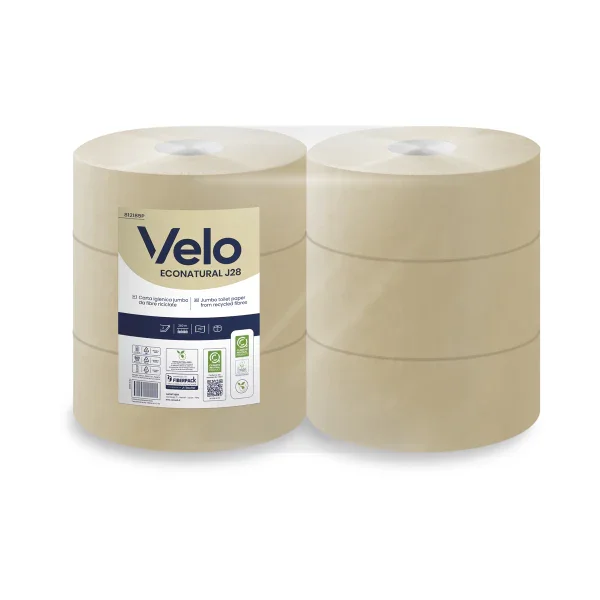 Velo Econatural Carta Igienica Maxijumbo J28 - 6 RT