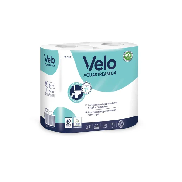 Carta Igienica Velo Aquastream C4 - 56 RT