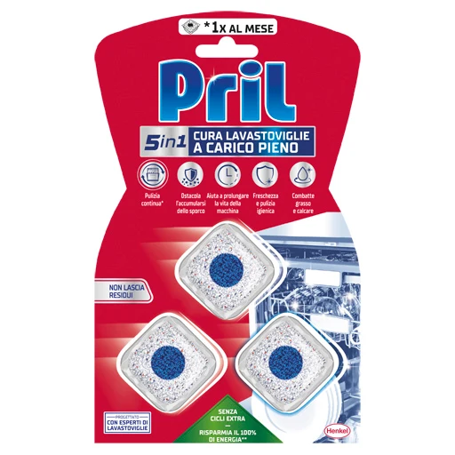 Pril Cura Lavastoviglie tabs x3