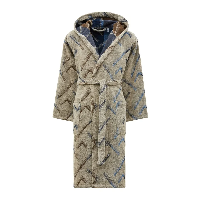 Accappatoio con Cappuccio kanzi Moderno in Spugna 410 gr/mq