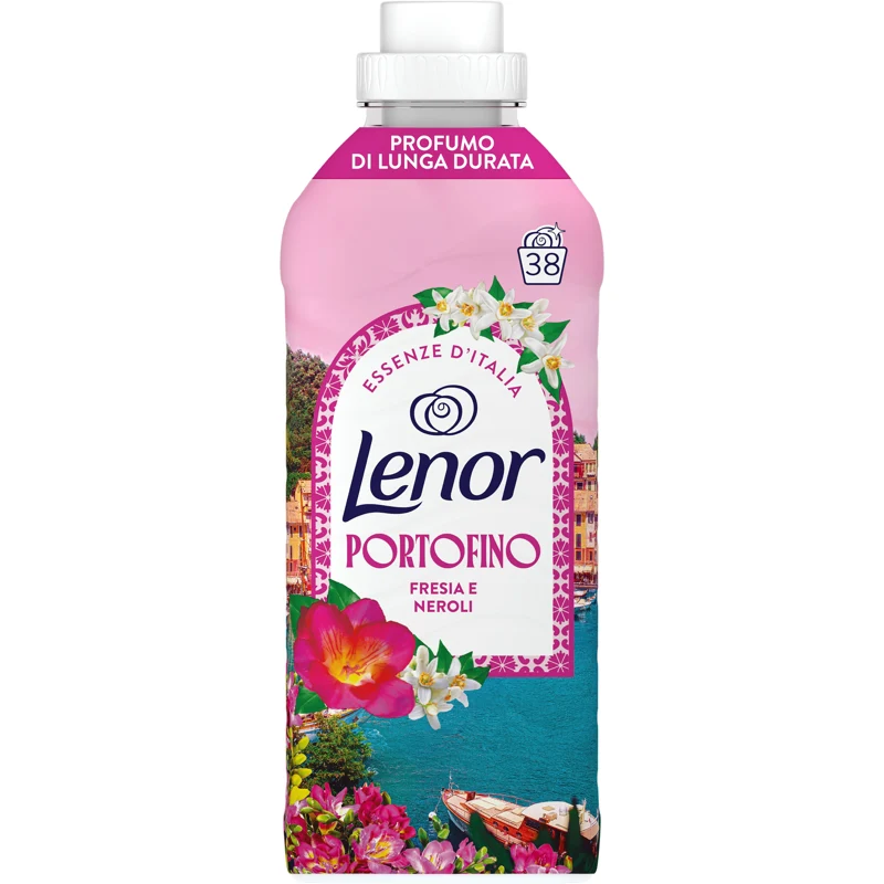 Lenor Ammorbidente - Essenze Portofino Fresia e Neroli 38 Lav.