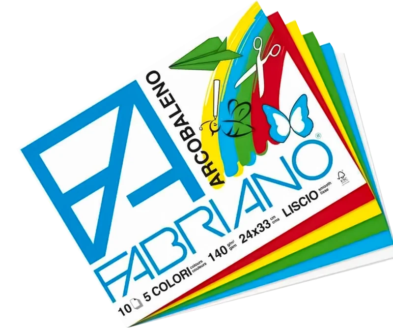 Fabriano FA/Arcobaleno 24X33 10FF