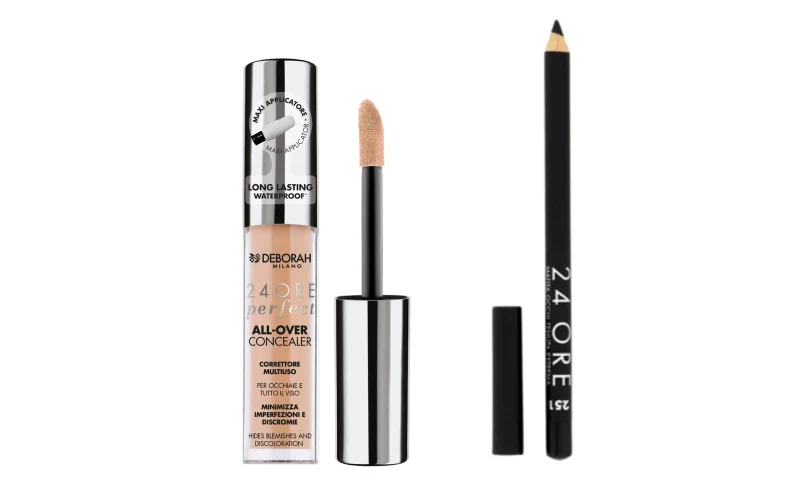Deborah Correttore All Over Concealer N.03 Sand + Matita 24 Ore Nera