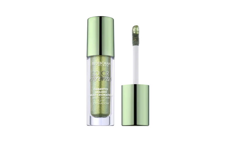 Deborah Chrome Liquid Eyeshadow N.04 Lux Green