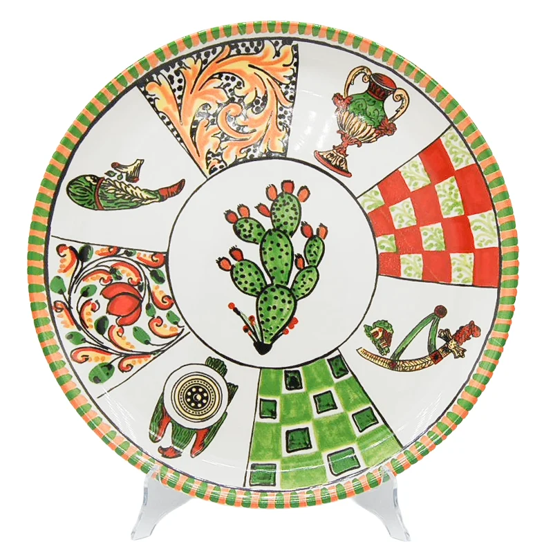Ceram Centrotavola Dec Assi 36 Cm Ammuzzo