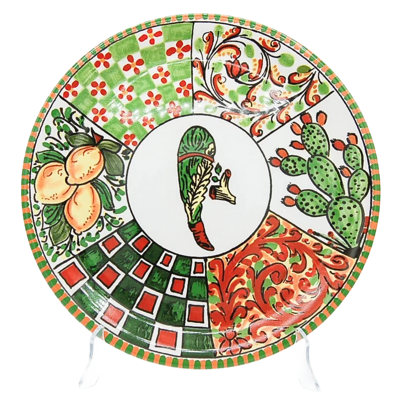 Ceram Sottopiatto Asso Di Bastoni 31 Cm Ammuzzo