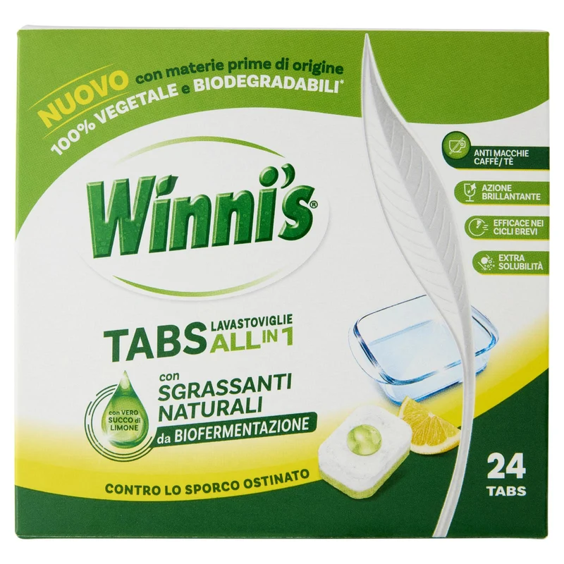 Winni's Tabs Lavastoviglie All in 1 24 x 18 g
