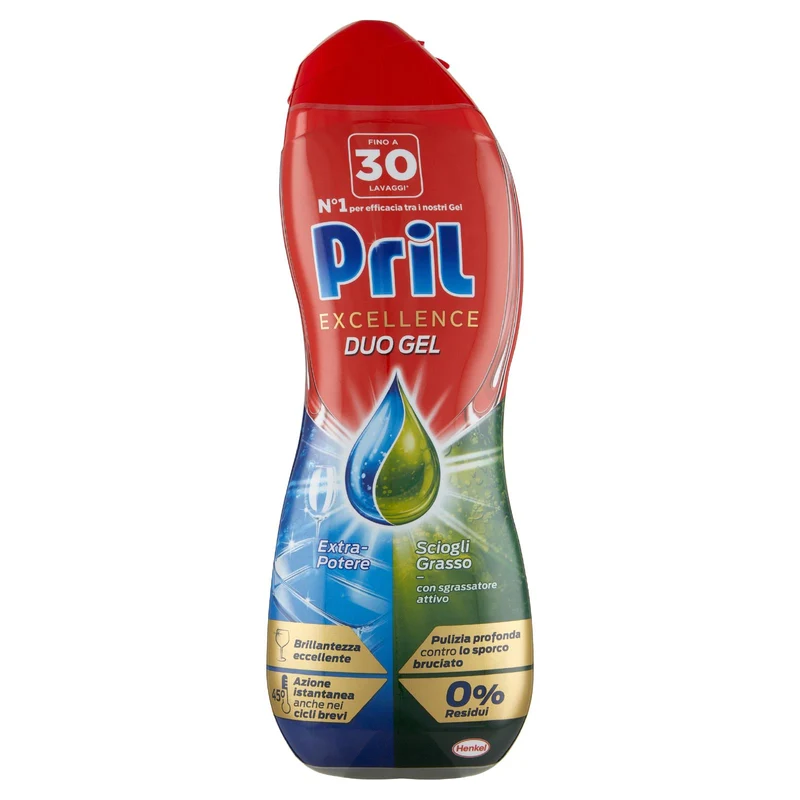 PRIL Excellence Duo Gel Sciogli Grasso 540ml