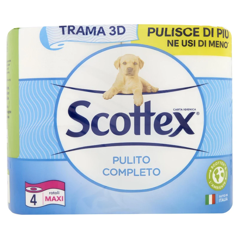 Scottex Pulito Completo rotoli Maxi 4 pz