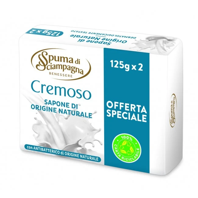 Spuma Di Sciampagna Saponetta Cremosa 125 gr