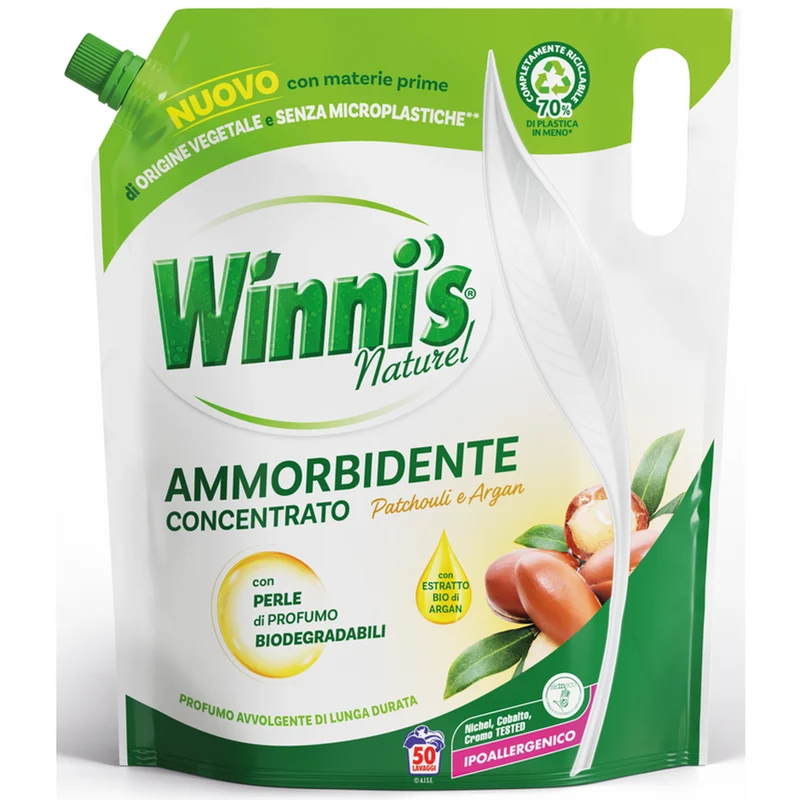 Winni's - Ammorbidente Concentrato Patchouli E Argana - Busta 50 Lavaggi