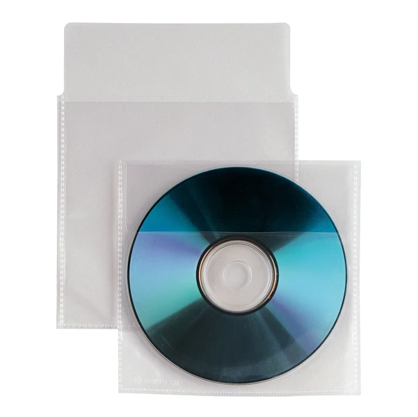 SEI ROTA - 430101 - Buste a sacco Insert CD - patella di chiusura - PP - Sei Rota - conf. 25 pezzi - 38048 - Conf. da 1 Pz.
