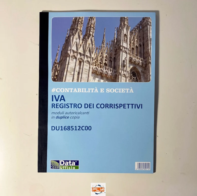 Registro dei corrispettivi Data Ufficio in duplice copia autoricalcante | Formato A4