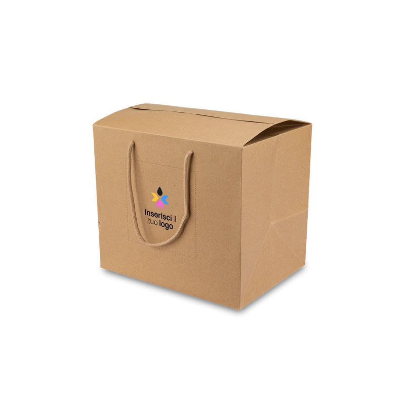Shopper in carta Lux Take away avana