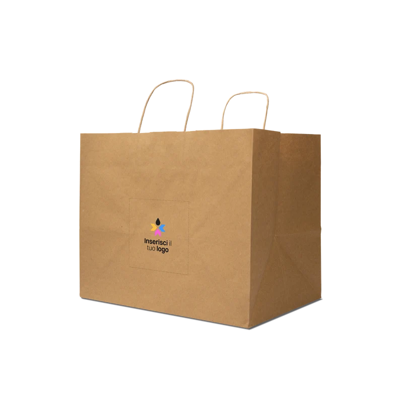 Shopper in carta Elegance Take away avana