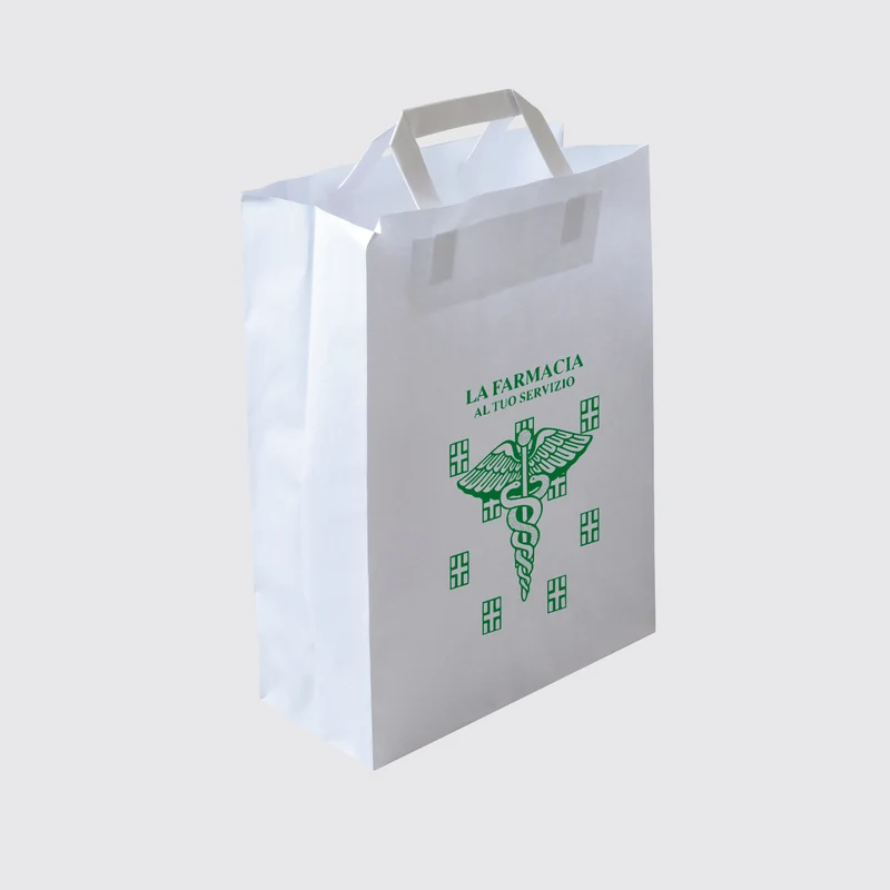Shopper in carta bianco Linea Farmacia
