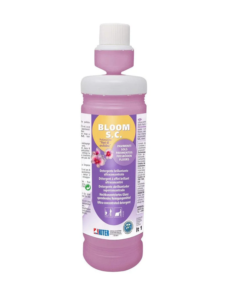 BLOOM SC KITER Detergente ultraconcentrato per la pulizia pavimenti profumazione potente persistente