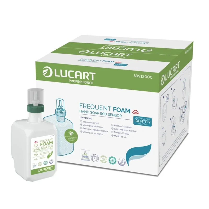 LUCART Frequent Foam Hand Soap 900 – Ricarica per Dispenser Sensoriale
