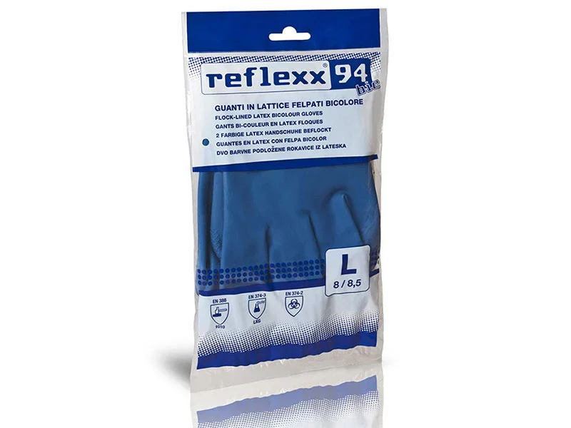 Guanti in Lattice Felpati Bicolore Reflexx 94 - 12 PZ
