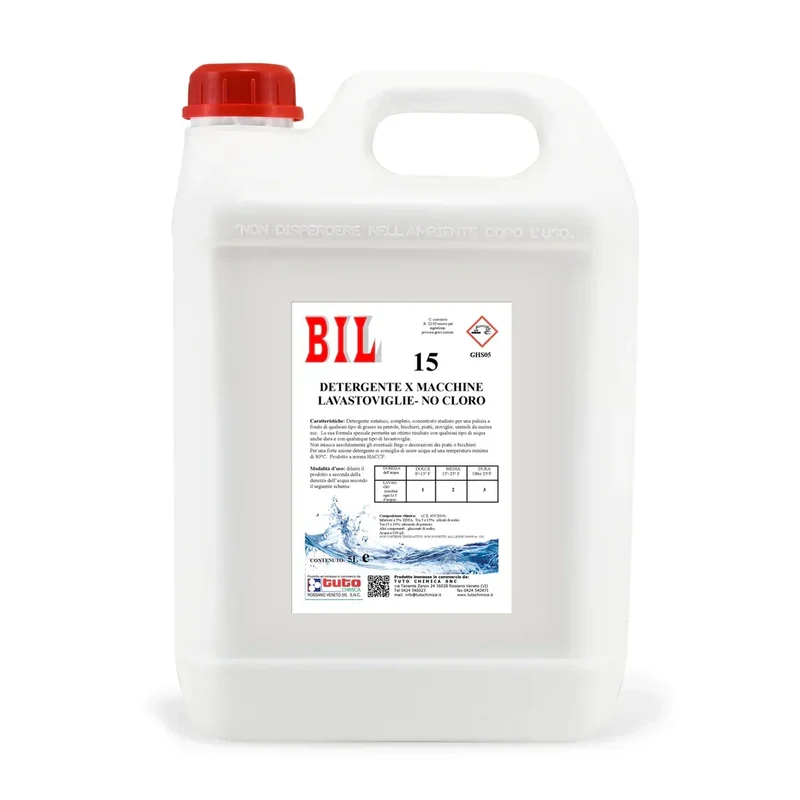 BIL 15 Lavastoviglie | Detergente liquido senza cloro