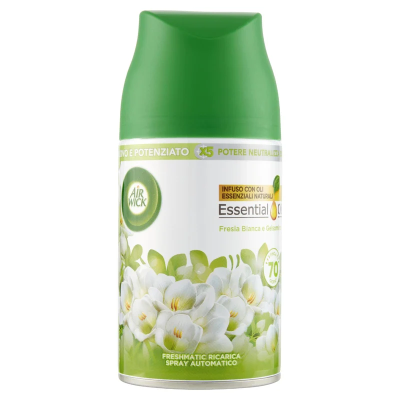 Air Wick Freshmatic Ricarica Fresia Bianca e Gelsomino Profumatore per ambiente 250 ml