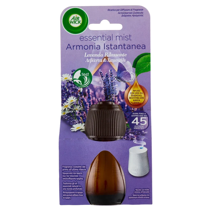 Air Wick Ricarica per Diffusore Armonia Istantanea Lavanda Rilassante Profumatore per ambiente 20 ml
