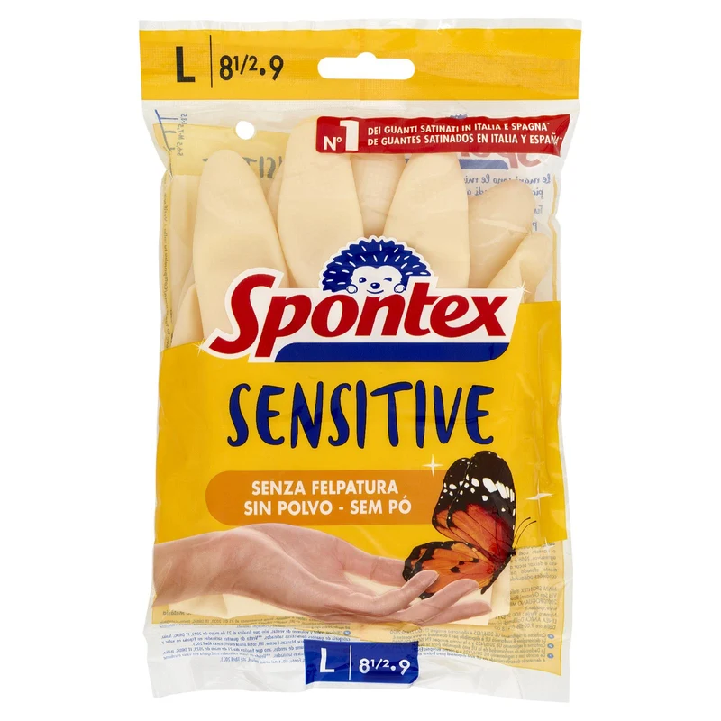 Spontex Guanti Casalinghi Sensitive Taglia L