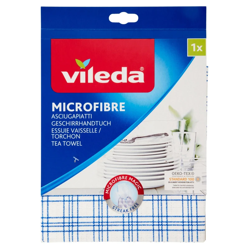 Vileda Microfibre Asciugapiatti 1 pz