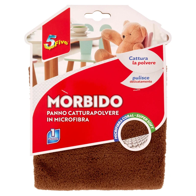 Super5 Morbido Panno Catturapolvere in Microfibra 1 pz