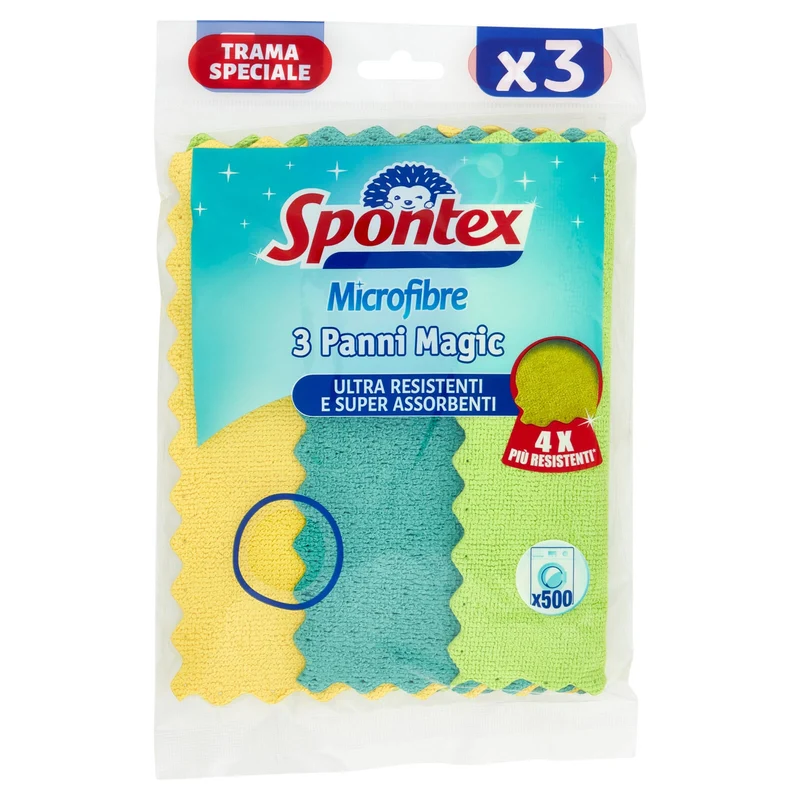 Spontex Microfibre Panni Magic x3