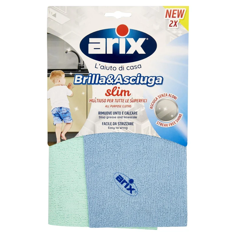 arix Brilla&Asciuga slim 2 pz