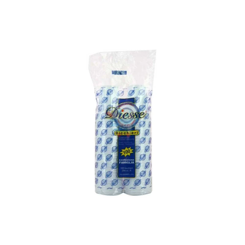 DIESSE Bicchieri Acqua Bianchi 200cc - 100pz